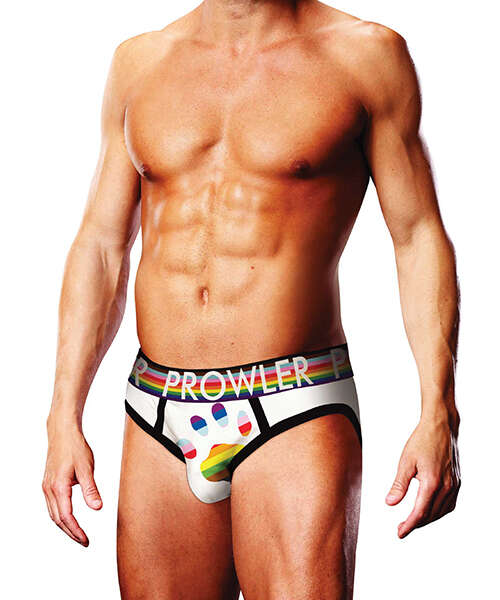 Prowler Oversized Paw Brief - White/Multi SM