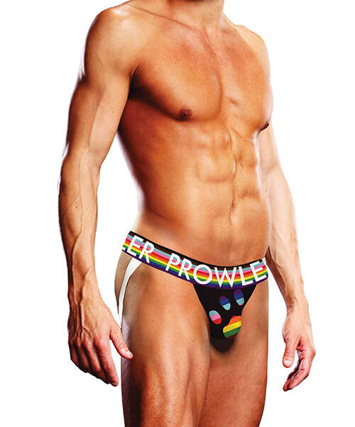 Prowler Oversized Paw Jock Strap - Black/Multi LG