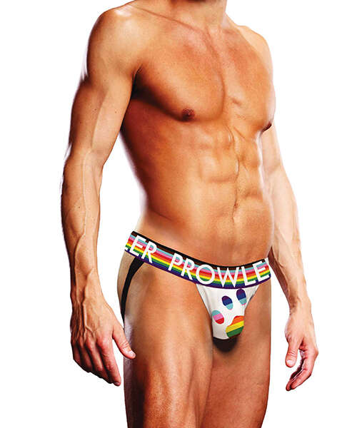 Prowler Oversized Paw Jock Strap - White/Multi XL