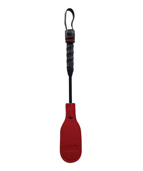 Rouge Mini Leather Oval Paddle - Red