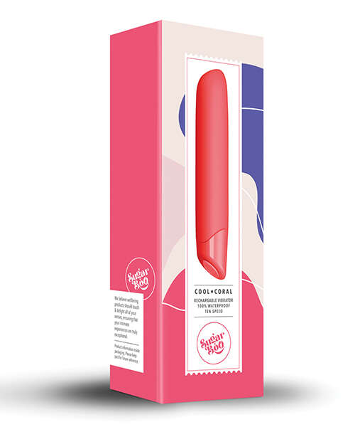 SugarBoo Cool Coral Rechargeable Vibrator - Coral
