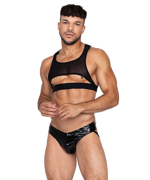 Voyeur Harness Black LG