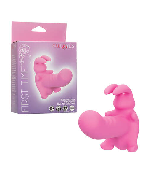 First Time Rechargeable Vibrating Bunny Dreams - Pink
