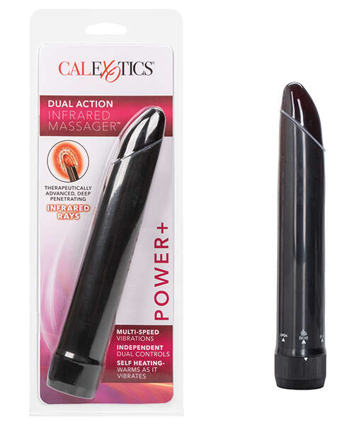 Dual Action Infra Red Massager - Multi Speed Black