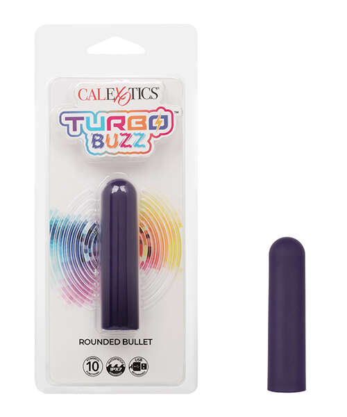 Turbo Buzz Rounded Bullet Stimulator - Purple