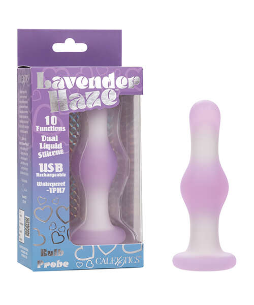 Lavender Haze Bulb Anal Probe - Lavender/White