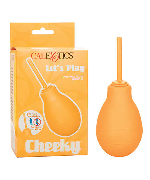 Cheeky One Way Flow Anal Douche - Orange