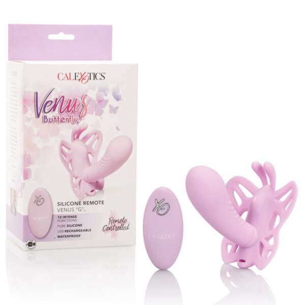 Venus Butterfly Silicone Remote Venus G - Pink