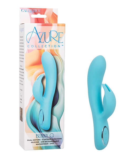 Azure Collection Bunny G Rabbit Vibrator - Blue