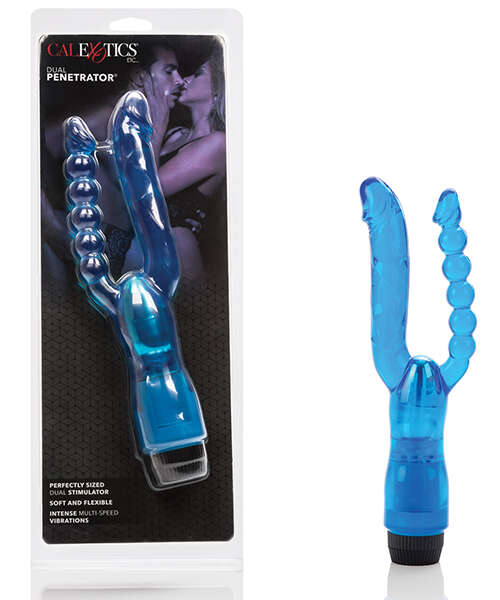 Crystalessence 5" Dual Penetrator - Blue