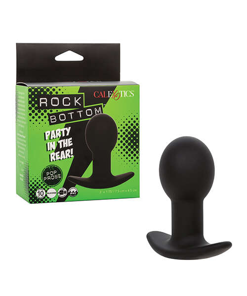 Rock Bottom Pop Anal Probe - Black