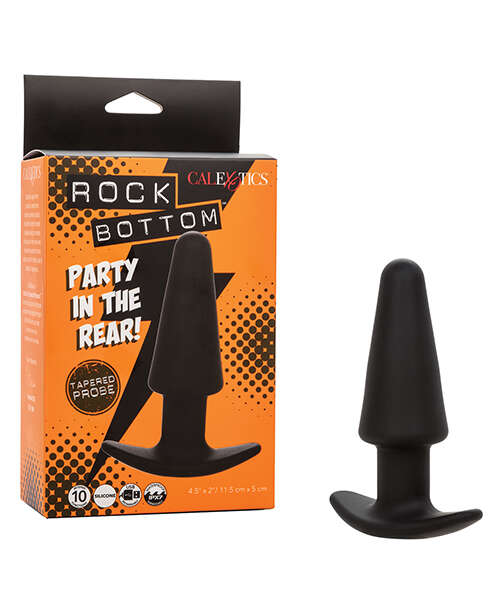 Rock Bottom Tapered Anal Probe - Black