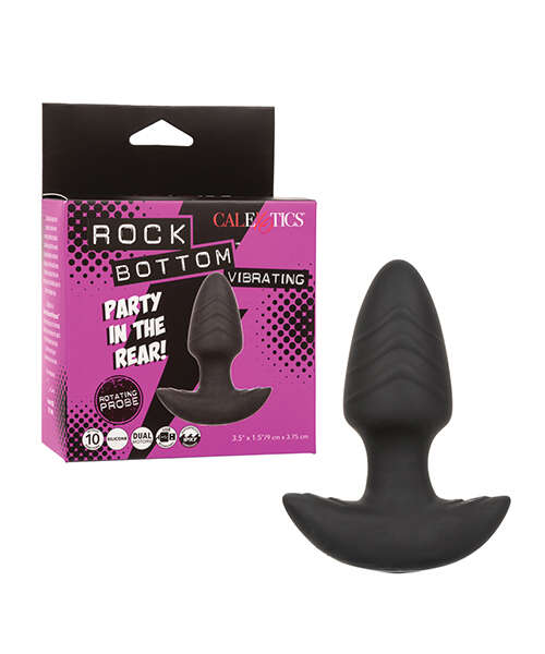 Rock Bottom Rotating Anal Probe - Black
