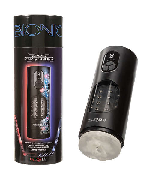 Bionic Beaded Power Stroker - Black