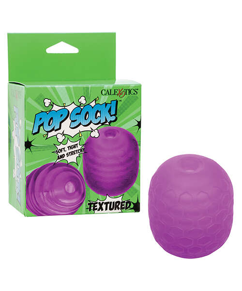 Pop Sock! Textured Masturbator - Purple
