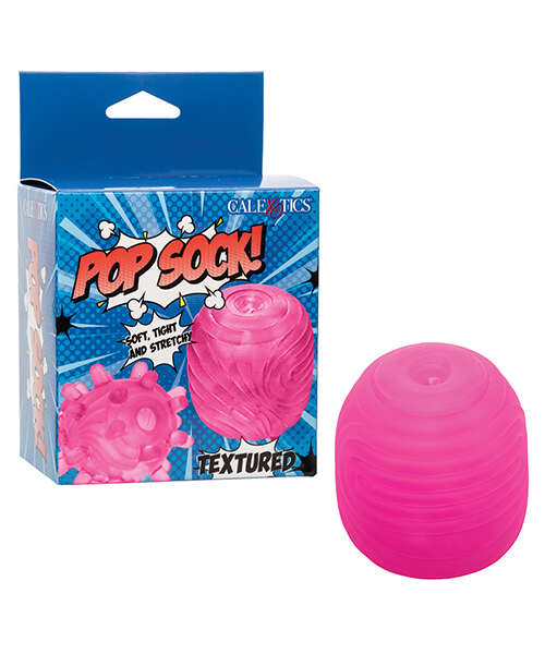 Pop Sock! Textured Masturbator - Pink