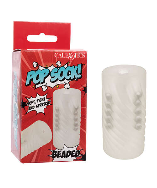 Pop Sock! Beaded Stroker - Clear