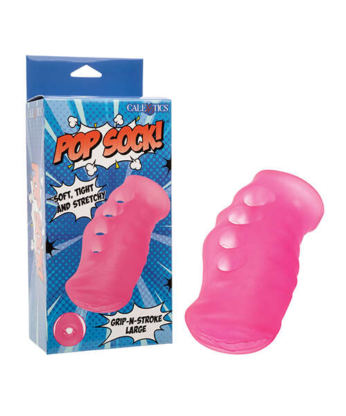 Pop Sock! Grip-N-Stroke - Large, Pink