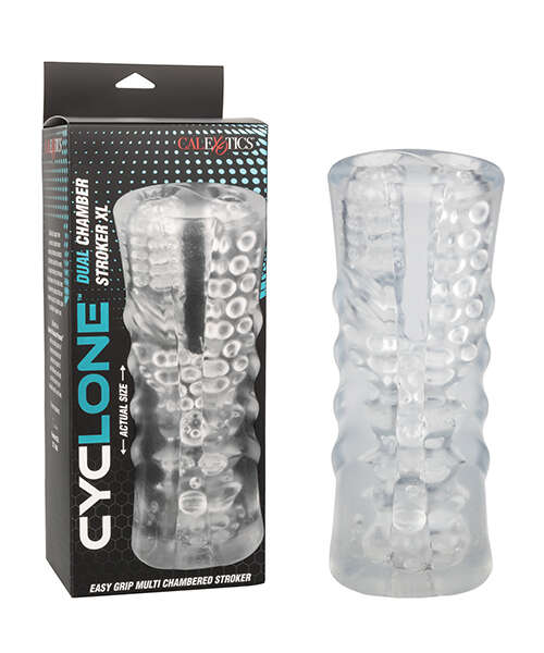 Cyclone Dual Chamber Stroker XL - Clear