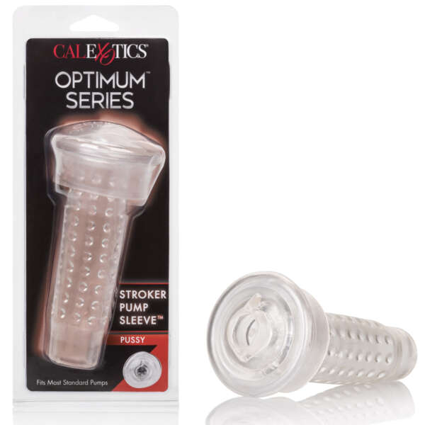 Optimum Series Stroker Pump Sleeve - Pussy Clear