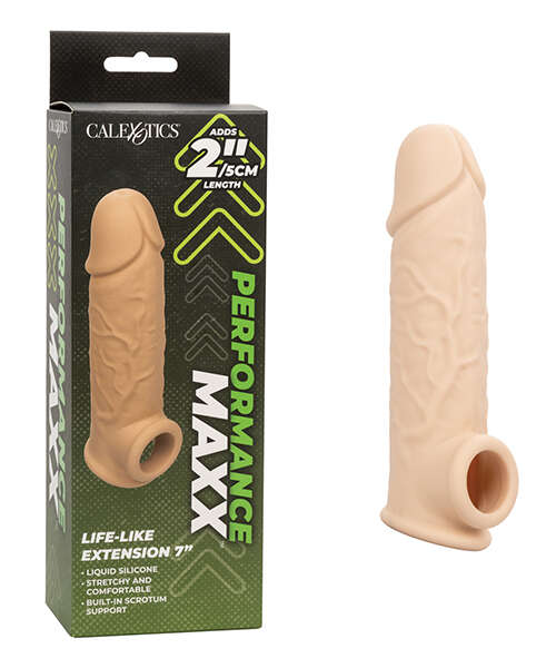 Performance Maxx Life-Like 7" Penis Extension - Ivory
