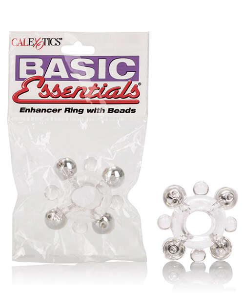 Basic Essentials Enhancer Ring w/Beads - Clear