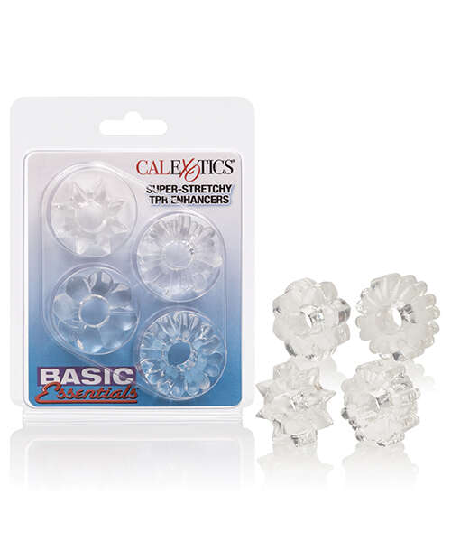 Basic Essentials Rings - Clear Set of 4