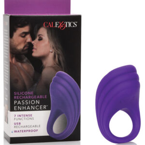 Silicone Rechargeable Passion Enhancer - Purple