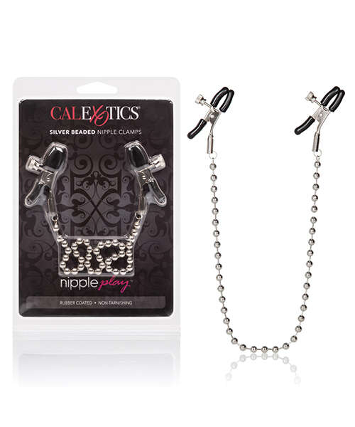 Nipple Play Silver Beaded Nipple Clamps