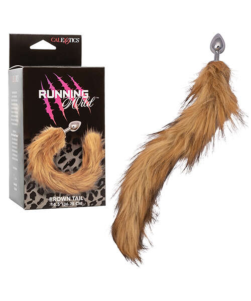 Running Wild Brown Tail Metallic Anal Probe