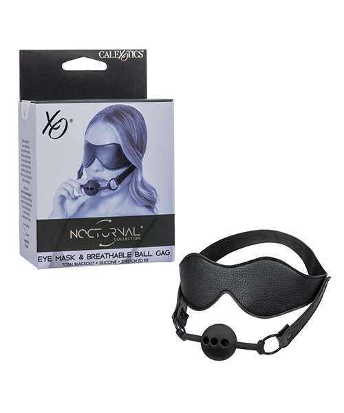 Nocturnal Collection Eye Mask & Breathable Ball Gag