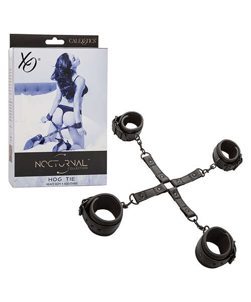 Nocturnal Collection Adjustable Hog Tie - Black