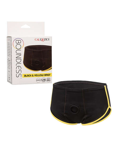 Boundless Boxer Brief - Black/Yellow L/XL