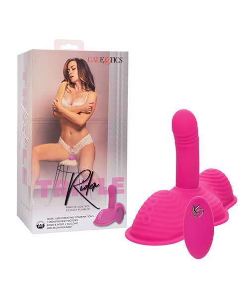Triple Rider Remote Control Ecstasy Rumbler - Pink