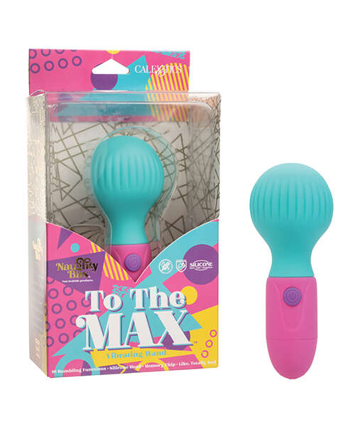 Naughty Bits to the Max Vibrating Wand - Multicolor
