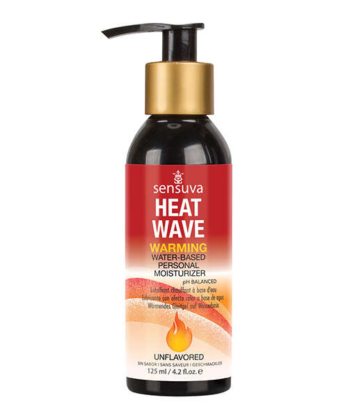 Sensuva Warming Water-Based Personal Moisturizer - Heat Wave 4 oz