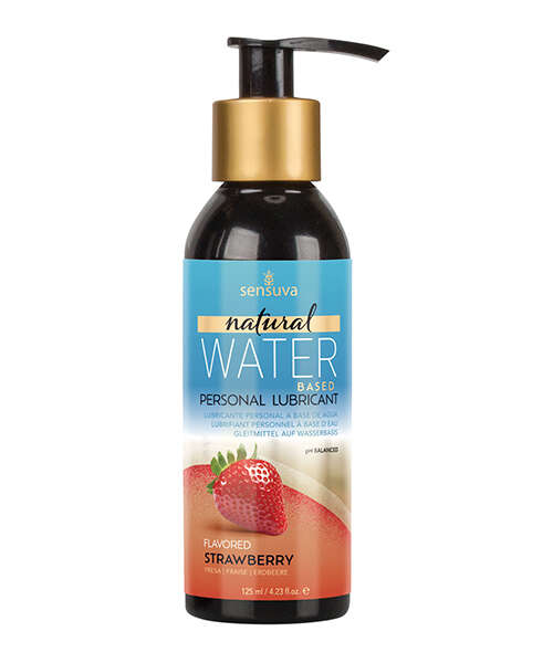 Sensuva Natural Based Personal Moisturizer - 4.23 oz Strawberry
