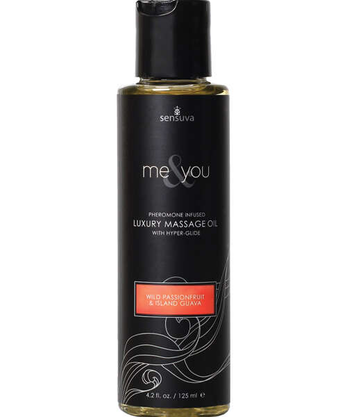 Sensuva Me & You Massage Oil - 4.2 oz Island Passion