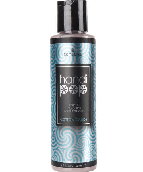 Handipop Hand Job Massage Gel - 4.2 oz Bottle Cotton Candy