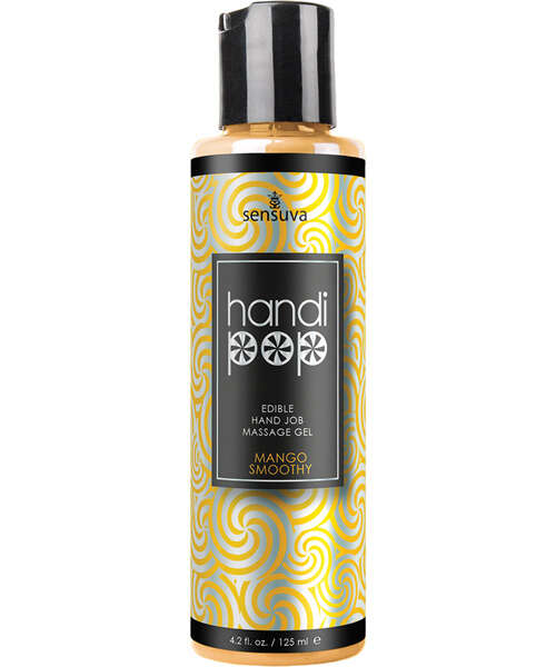 Handipop Hand Job Massage Gel - 4.2 oz Bottle Mango Smoothie