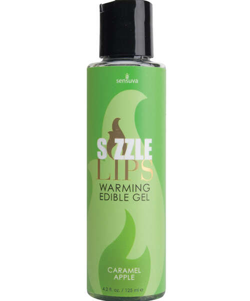 Sizzle Lips Warming Gel - 4.2 oz Bottle Caramel Apple