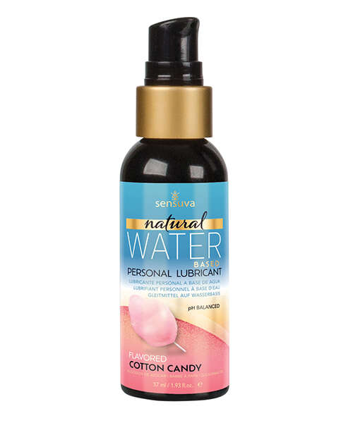 Sensuva Natural Water Based Personal Lubricant - 2 oz Cotton Candy