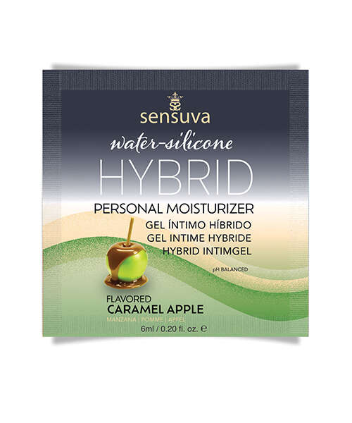 Sensuva Hybrid Personal Moisturizer Single Use Packet - 6 ml Caramel Apple