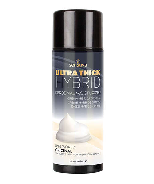 Sensuva Ultra Thick Hybrid Personal Moisturizer - 3.4 oz Unflavored