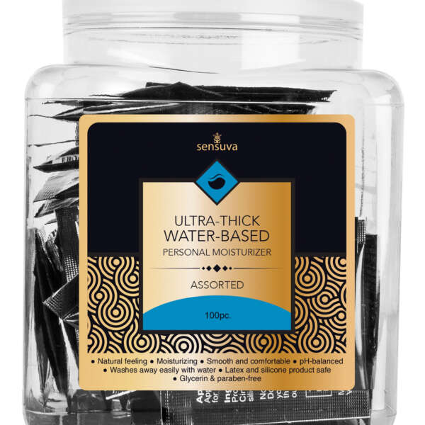 Sensuva Ultra Thick Water Based Tub - Asst. Tub of 100