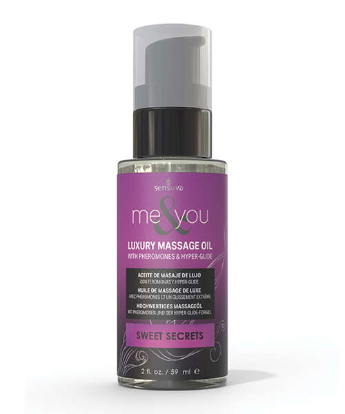 Sensuva Me & You Massage Oil - 2 oz Sweet Secrets