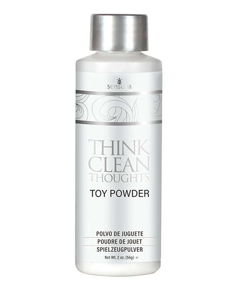 Sensuva Think Clean Thoughts Toy Powder - 2 oz Bottle