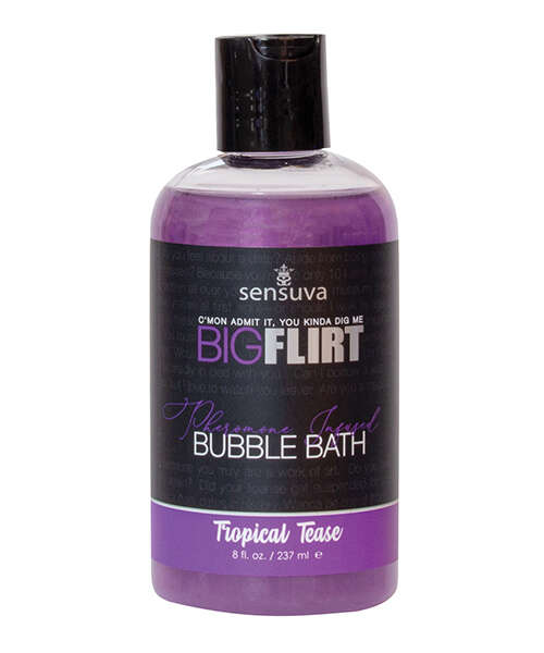 Sensuva Big Flirt Pheromone Bubble Bath - 8 oz Tropical Tease