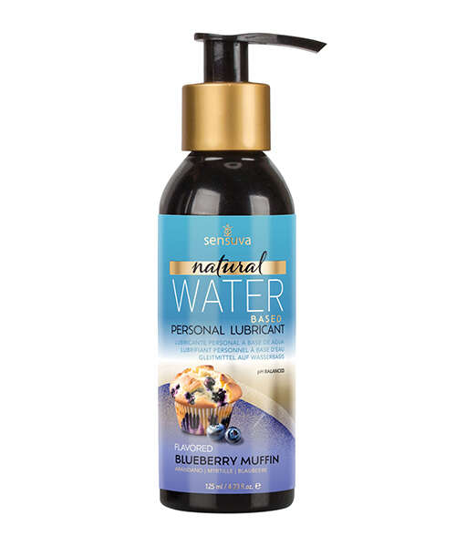 Sensuva Natural Water Based Personal Moisturizer - 4.23 oz Blueberry Muffin