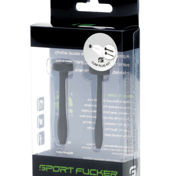 Sport Fucker Cum Plug Kit - Black